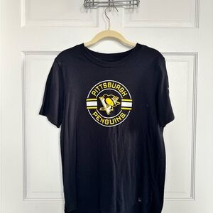 LG Black Pittsburgh Penguins Short Sleeve Tee